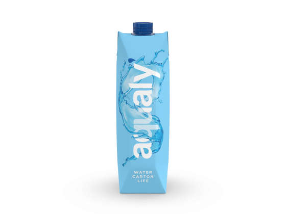 Aqualy agua en cartón 1 litro